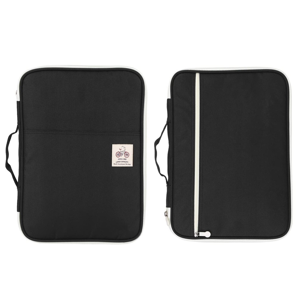 A4 Document Bag File Folder, Multifunctional A4 Document Bags Portfolio Organ...