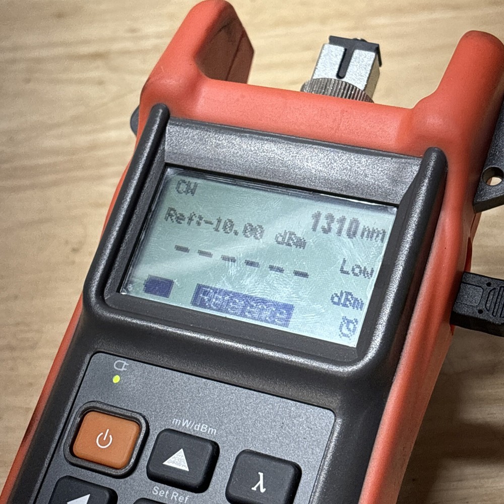 ShinewayTech OPM-50a Intelligent Optical Power Meter Read
