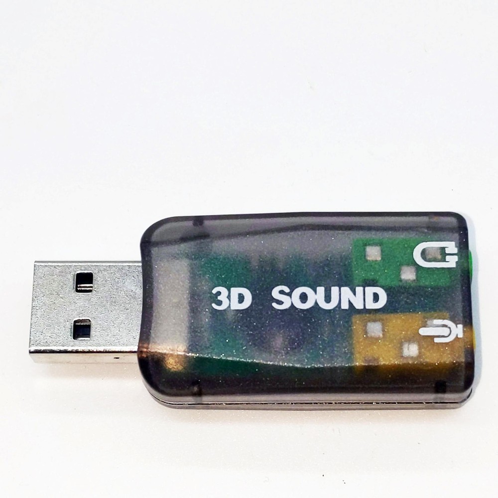 3D Sound Dongle/Sound Card Adapter, Quantity Discount