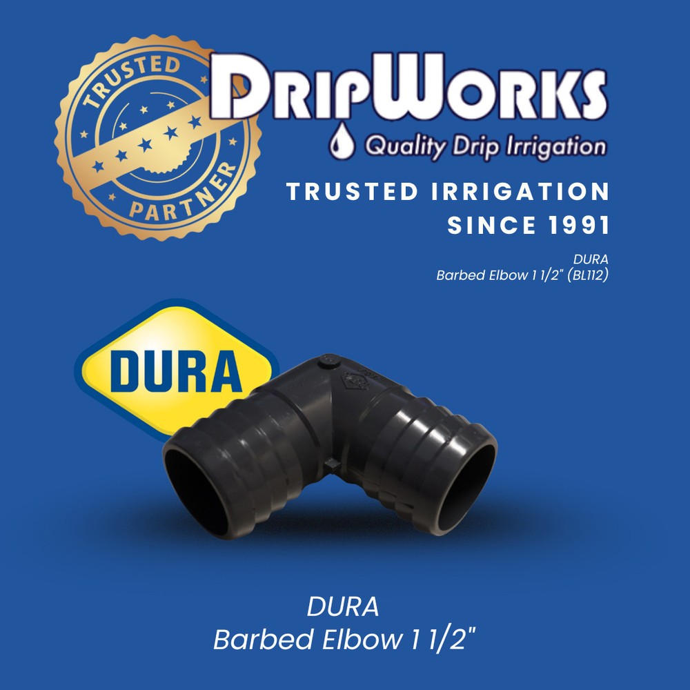 DURA Barbed Elbow 1 1/2" 5 pack