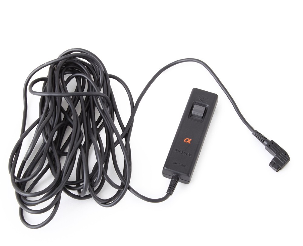Genuine Sony RM-L1AM Alpha Remote Commander Shutter Release Great Condition!