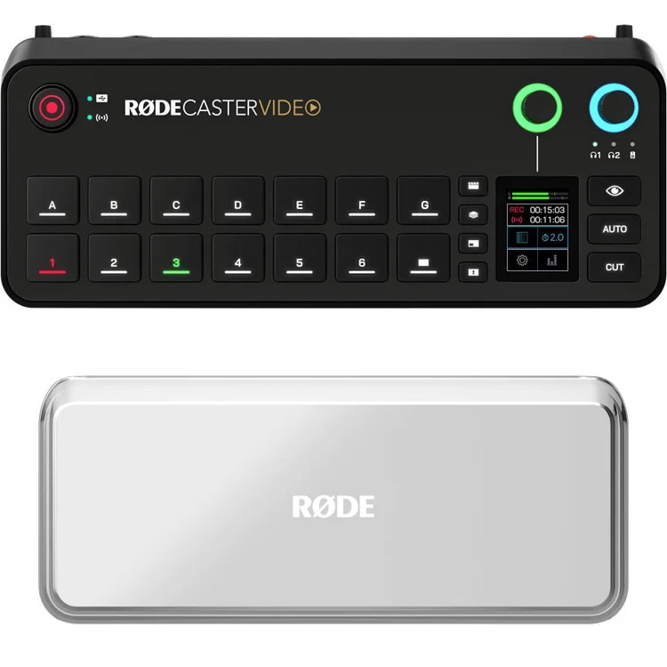 Rode RODECaster Video A/V Production Console with Dust Cover