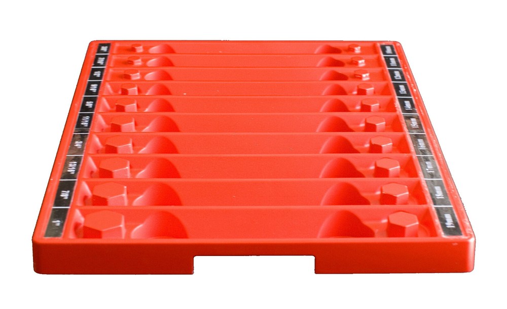 Tool Sorter Socket Organizer - Red
