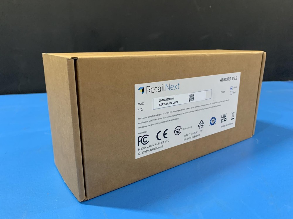 RetailNext Aurora V2.2 IN Store Analytics High Def Camera Sensor - White