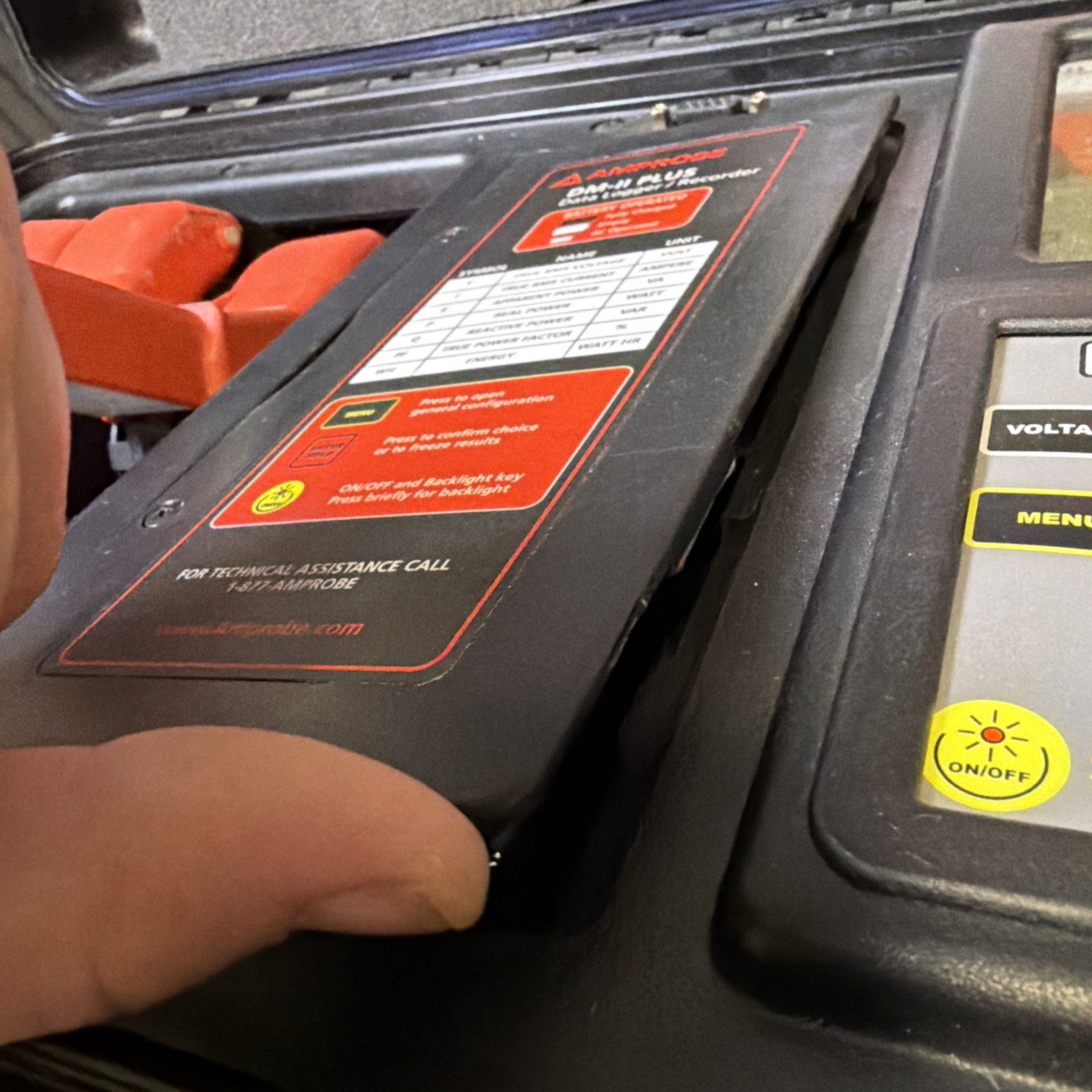 New Amprobe DM-II Plus Data Logger / Recorder Power Supply Probes