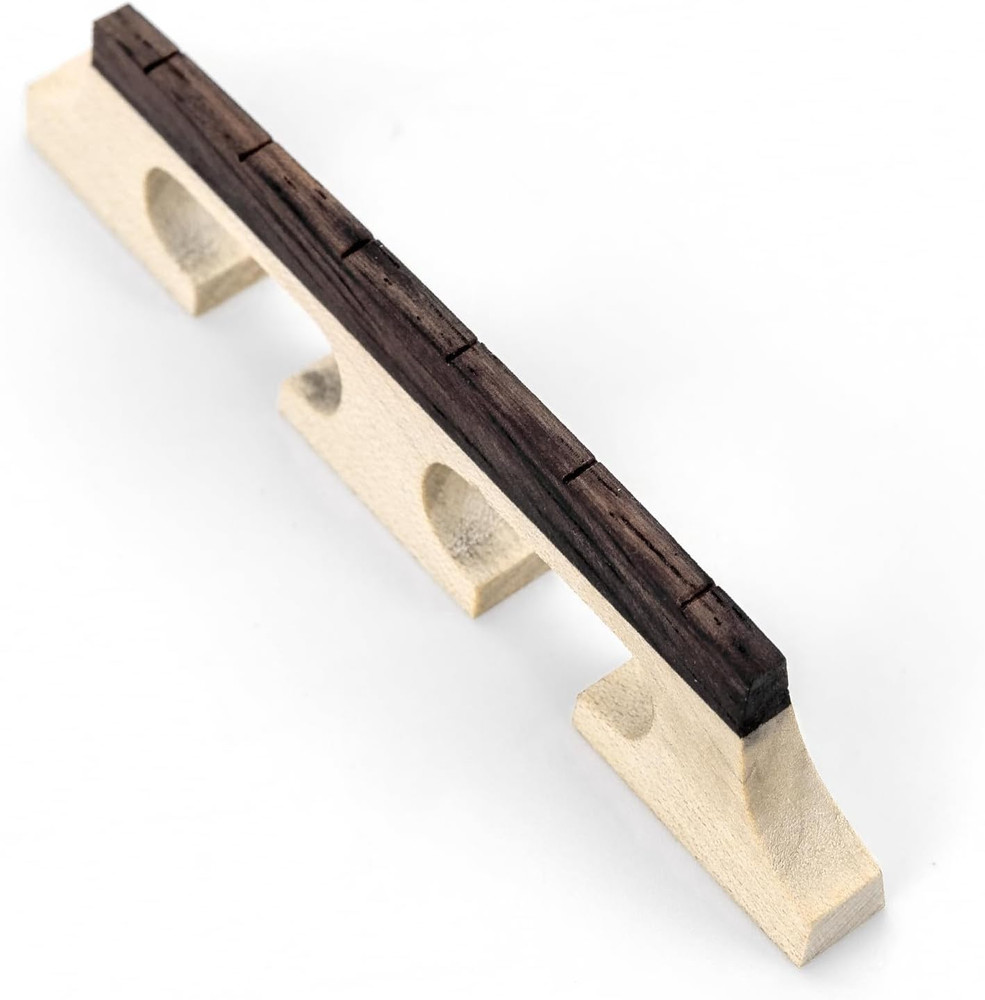 6 String Banjo Bridge 3 Legged Banjo Parts Maple Ebony