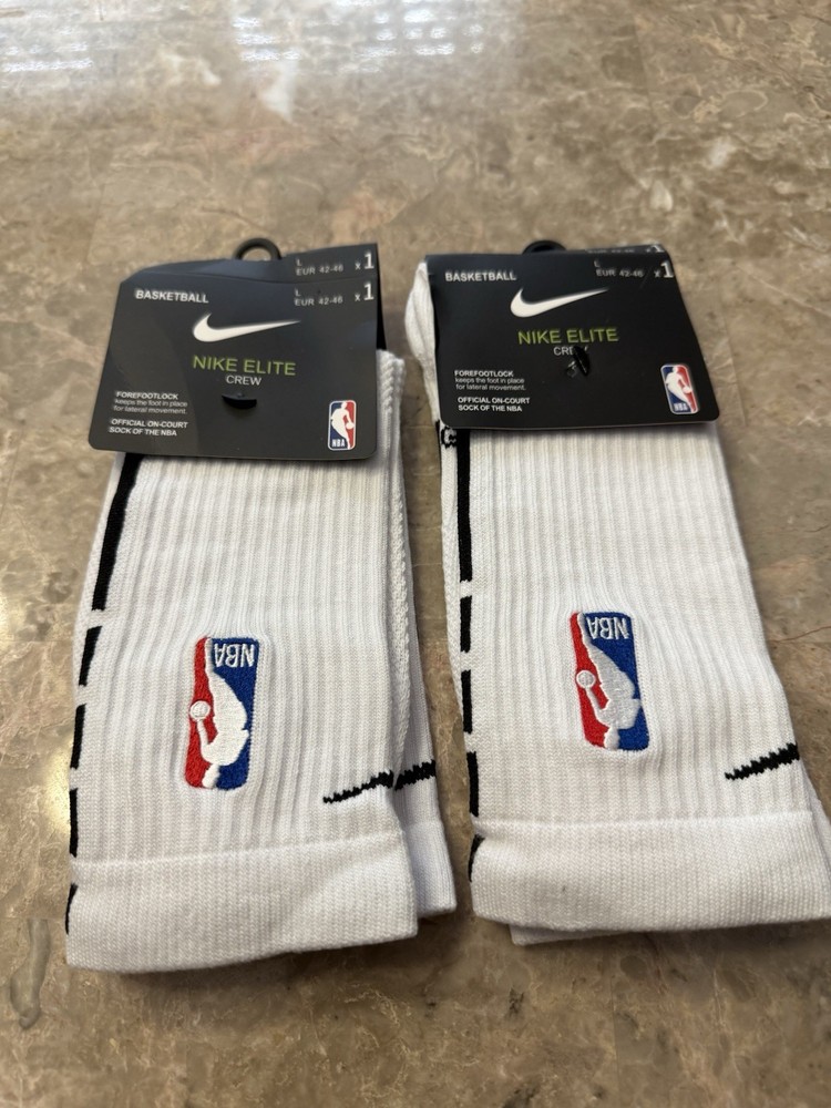 Nike NBA Elite Socks 2 Pair Large