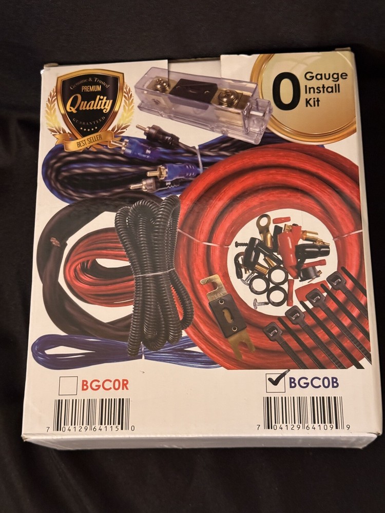 0 gauge Amp Install Kit -- BGCOB