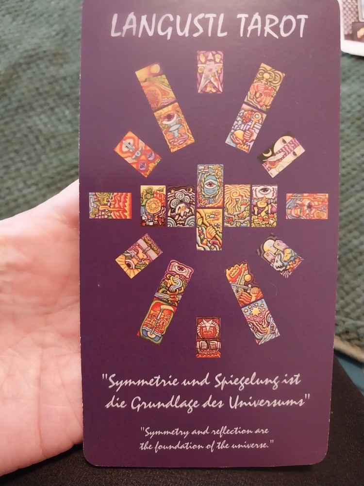LANGUSTL TAROT DECK 2008 WITH CARD SIGNED BY AUTHOR