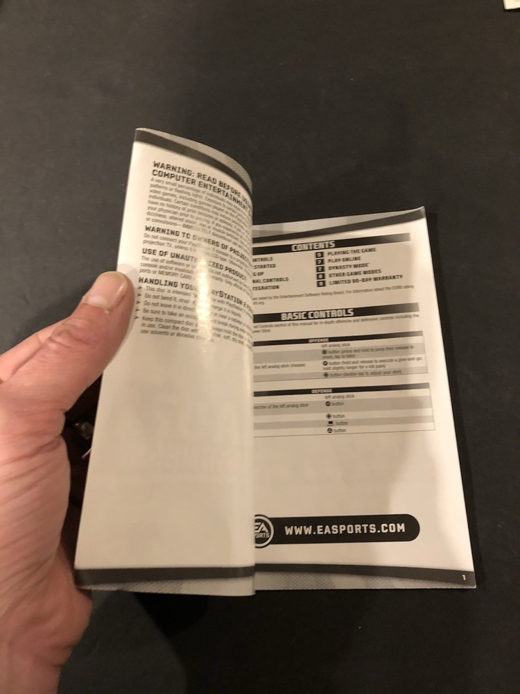 ncaa march madness 07 ps2 Manual only