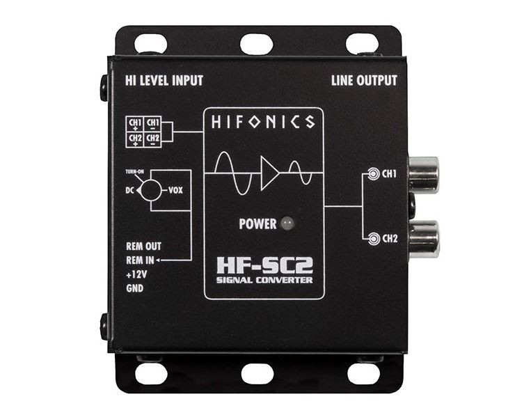 Hifonics HF-SC2 - 2-Channel "High/Low Level" Converter