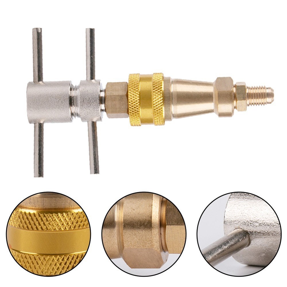 1/4 Inch Brass Quick Coupling for Refrigerator and Cleaning Applications