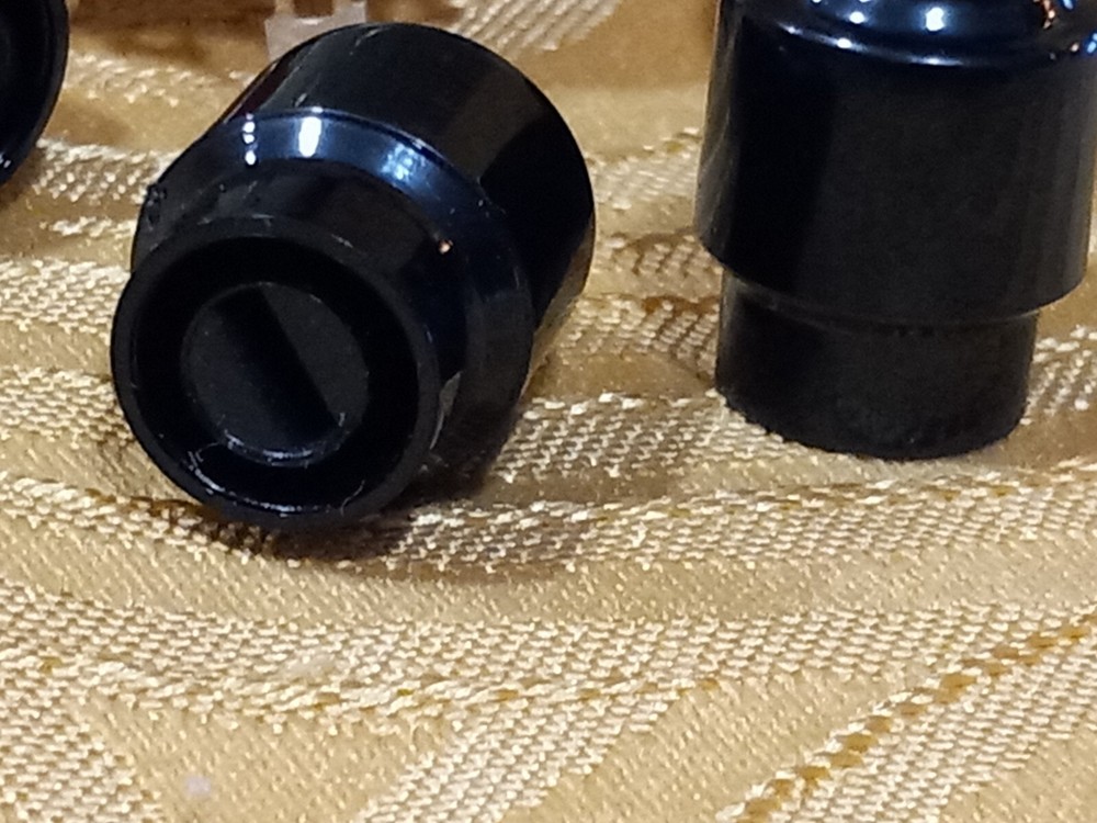 Seeburg JukeBox Replacement Black Plastic Button Cap For Scan Off Auto Switch
