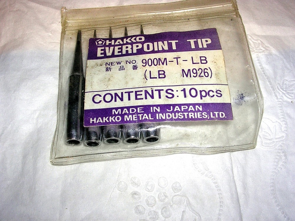 HAKKO EVERPOINT REPLACEMENT SOLDERING TIP MODEL 900M-T-LB  NEW