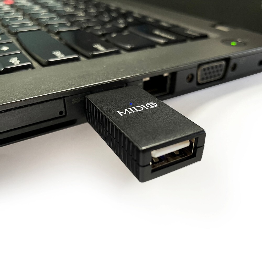 M-VAVE Wireless MIDI Adapter Bluetooth MIDI System 5-Pin Interface Low Latency