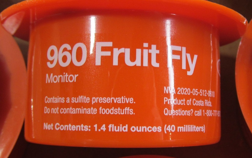 12-PACK BASF- VECTOR 960 FRUIT/ BAR FLY/ GNAT MONITORS/ TRAPS VINAGAR