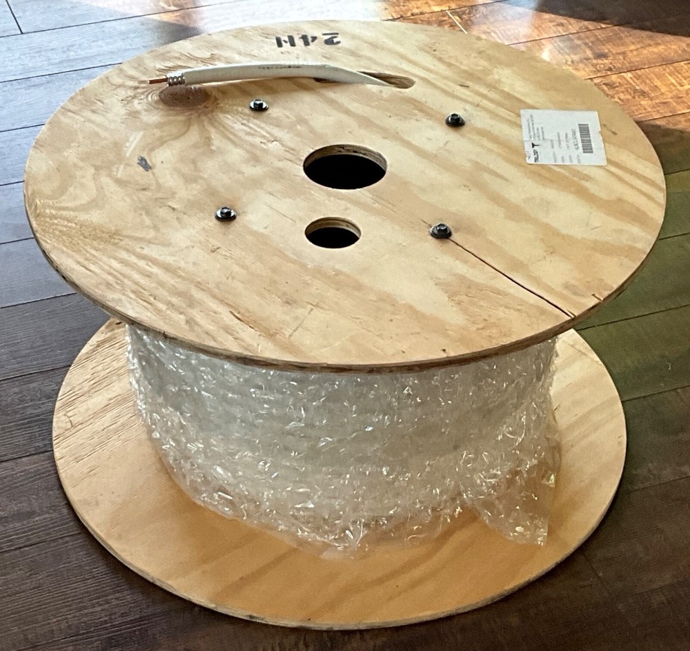 TRILOGY COMMUNICATIONS 150’, 1/2” WHITE PLENUM 6G AP6012J50 CORRUGATED CABLE NEW