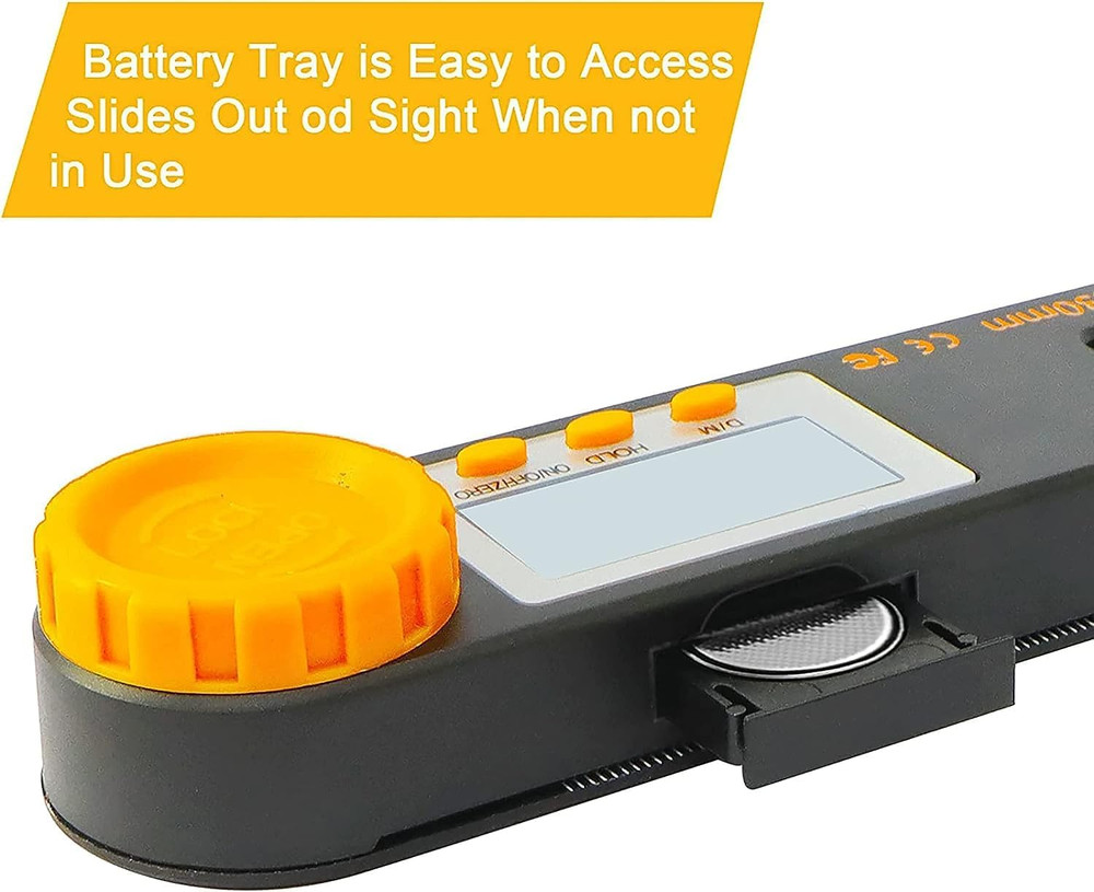 Digital Angle Finder Tool 7Inch 0-360 Degree LCD Digital Protractor with Horizon