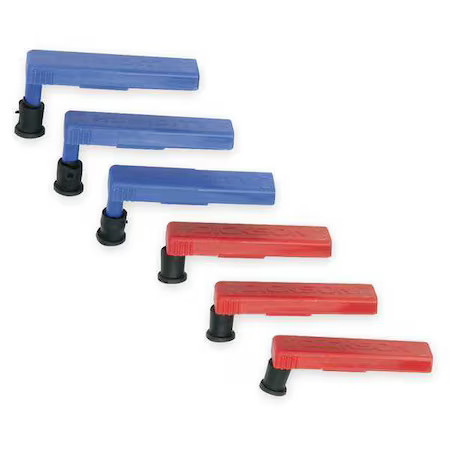Dickson P246 Replacement Pen Kit, 3 Red, 3 Blue