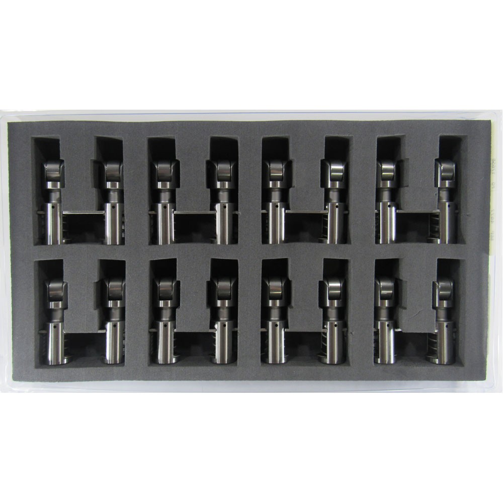 Morel Valve Lifter Set 4677; Horizontal Bar Solid Roller 0.842 in. for BBC