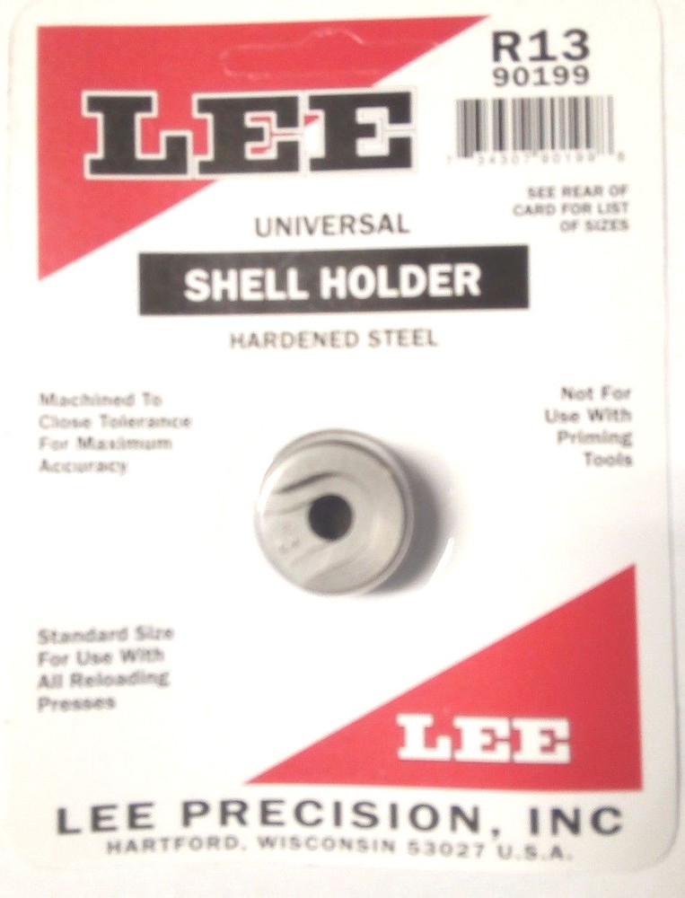 LEE 90199 LEE PRECISION R13  UNIVERSAL SHELL HOLDER 45 AUTO RIM