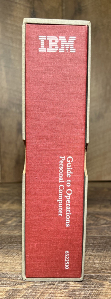 IBM Guide to Operations Personal Computer Hardware Reference Library 6322510📖💻