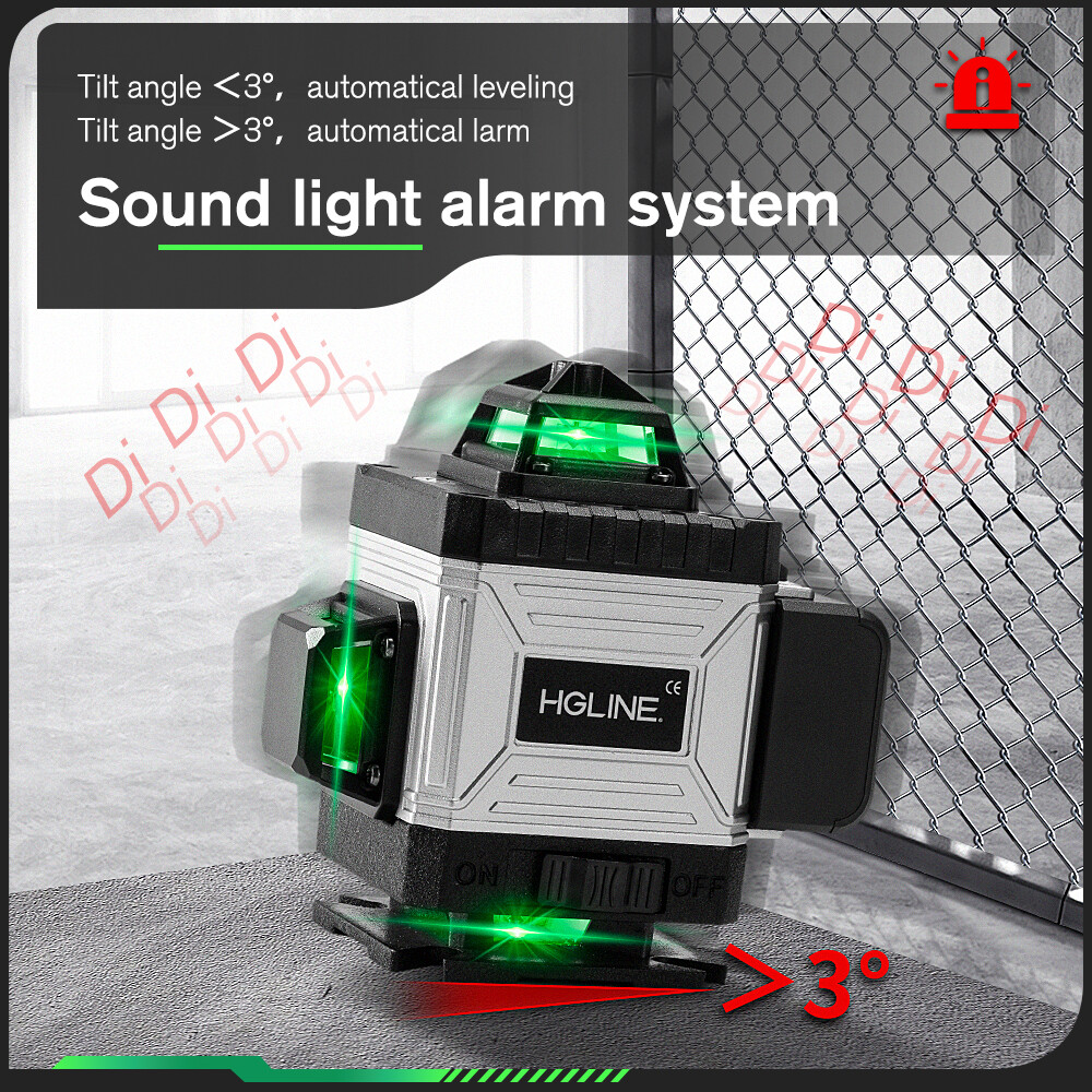 16 Lines Laser Level 360 Self Leveling with Tripod For Construction Projects US
