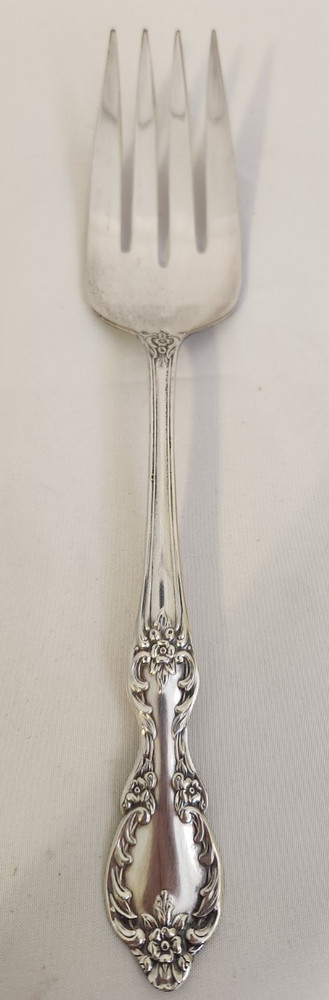 Wm Rogers Lrg. Meat Fork "Grand Elegance Pattern Silver-Plate 1959