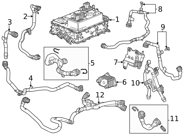 Genuine GM Coolant Hose 84929329