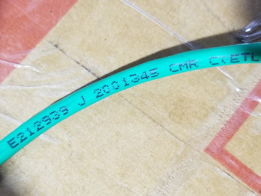 Carol 24/4P Cat5E UTP Helix Enhanced Throughput Riser Network Cable Green/100ft