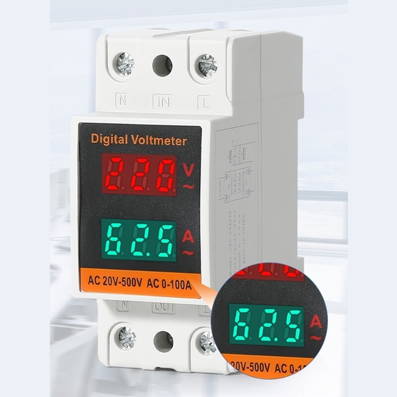 Stable Data Voltages Current Meter with High Accuracy Sensoring Simple Installs