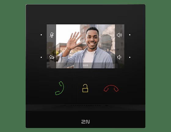 Axis - 2N Intercom Black Indoor Compact Answering Unit, 2N 91378501bl