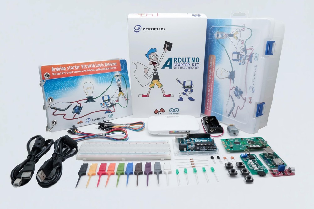 Zeroplus Arduino Starter Kit with Logic Analyzer – 8 Channel Analyzer...