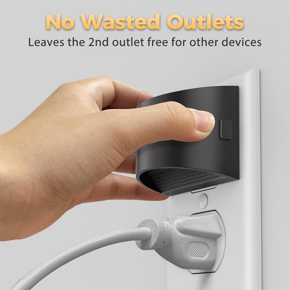 2Pack LED Plug In Night Light Dusk to Dawn Sensor Adjustable Brightness LED Set