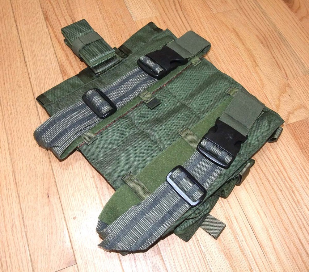 Oldschool Eagle Industries USMC Surplus 6 Grenade Drop Leg Panel, OD