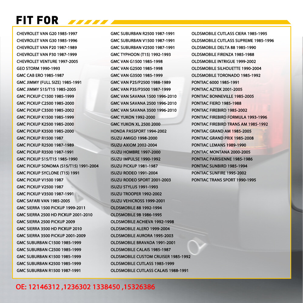 12146312 Engine Coolant Temperature Sensor Water Temp Sensor fit Buick Cadillac