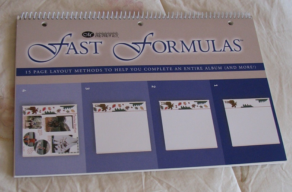 CREATIVE MEMORIES SCRAPBOOKING FORMULA AND LAYOUT BOOKS