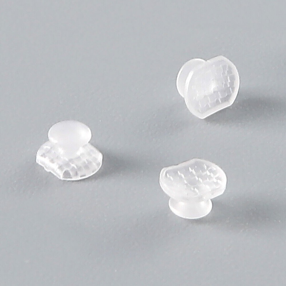 50 Pcs Dental Bondable Composite Ceramic Lingual Button Rectangular Transparent
