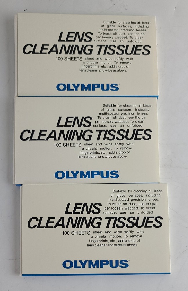 Olympus Lens Cleaning Tissues 100 Count ~ Open Box