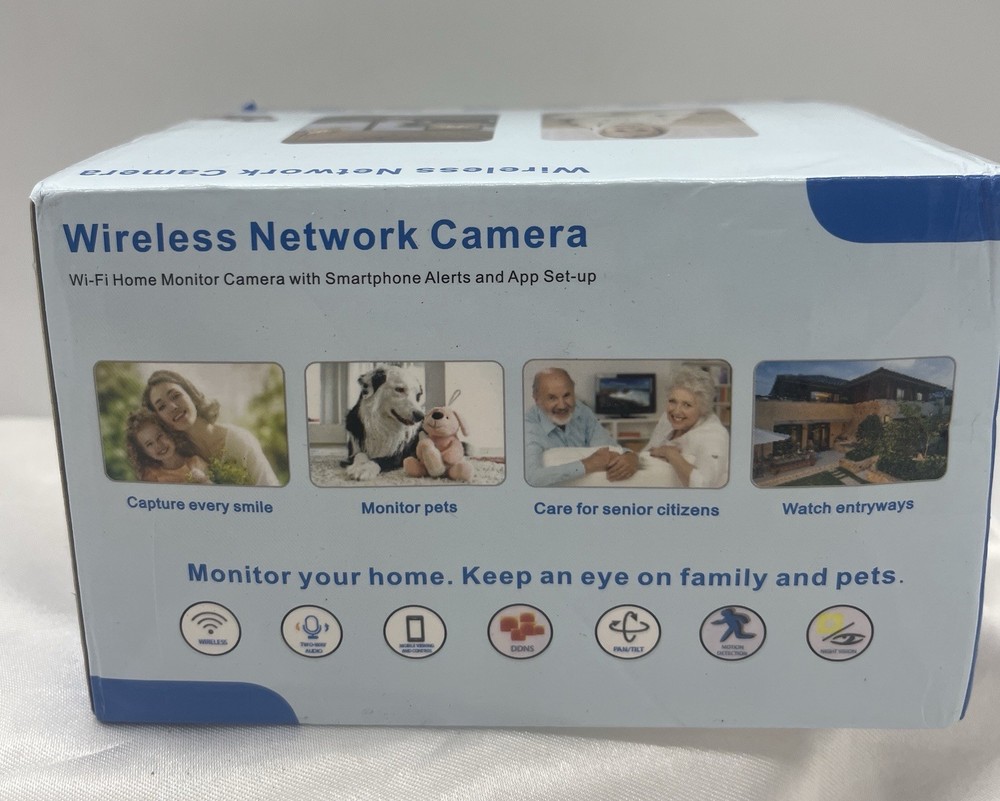 Wireless Network Camera CT211 Dual Lens White New