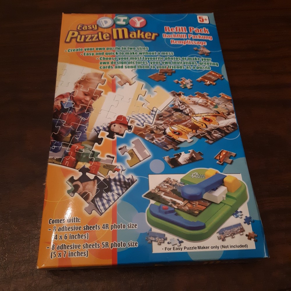Easy DIY Puzzle Maker Photo + 1 Refill Pack