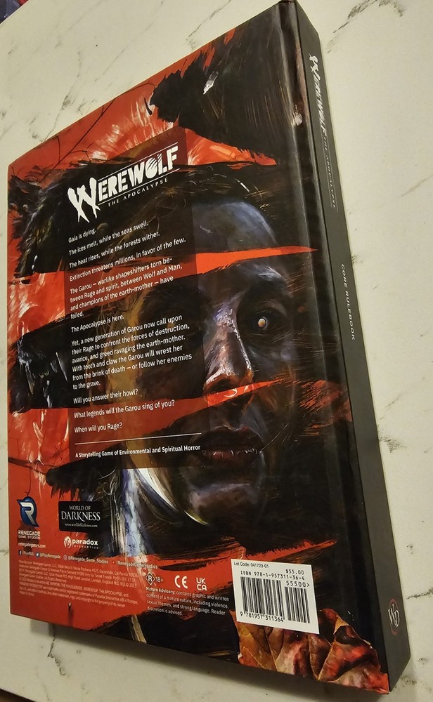 Werewolf: The Apocalypse RPG - 5th Edition Core Rulebook