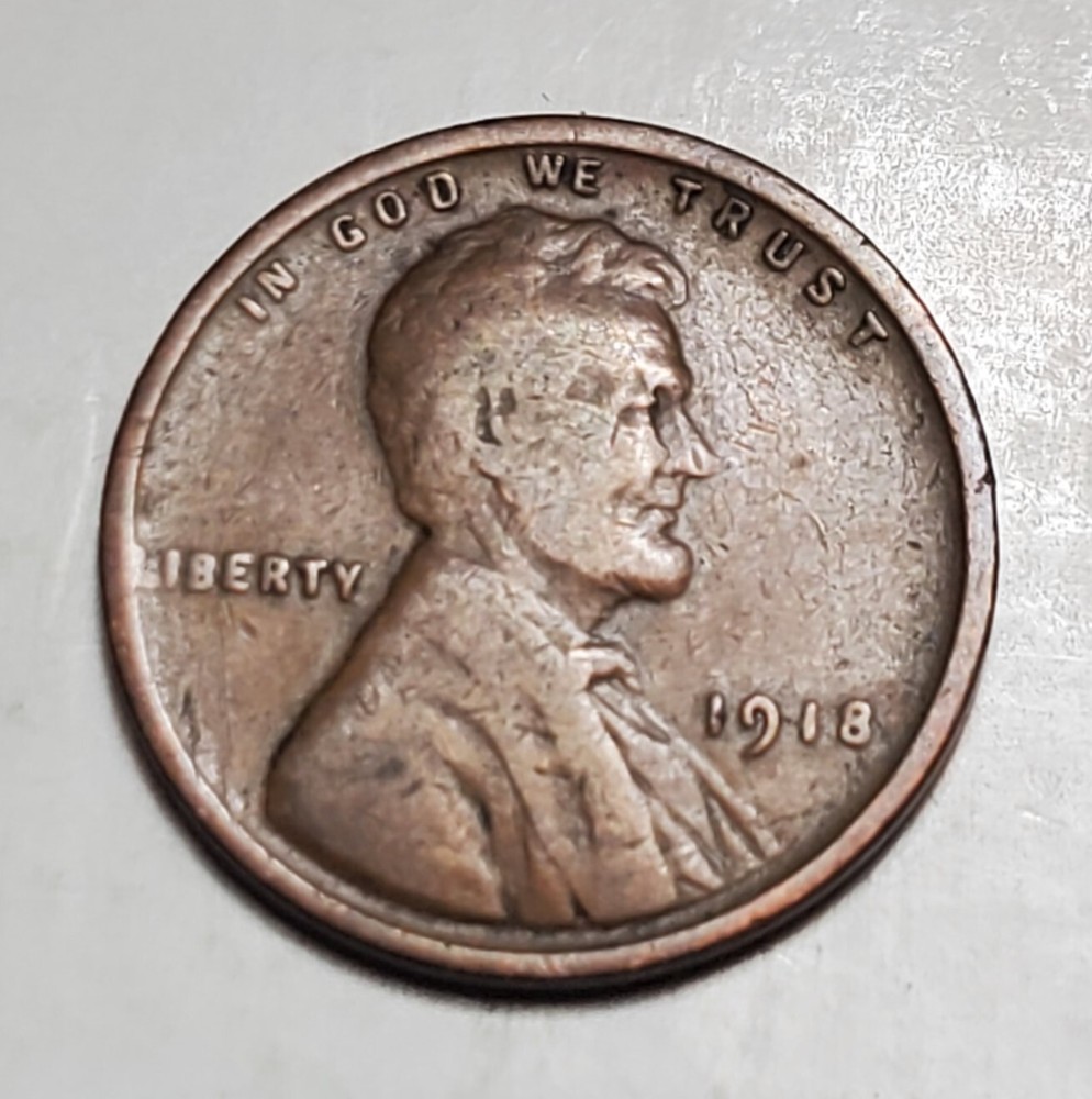 1918 P LINCOLN WHEAT PENNY #C8016