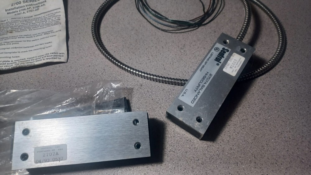 NOS Electromagnetics Balanced Hi-Security Door Lock No box Has Paperwork