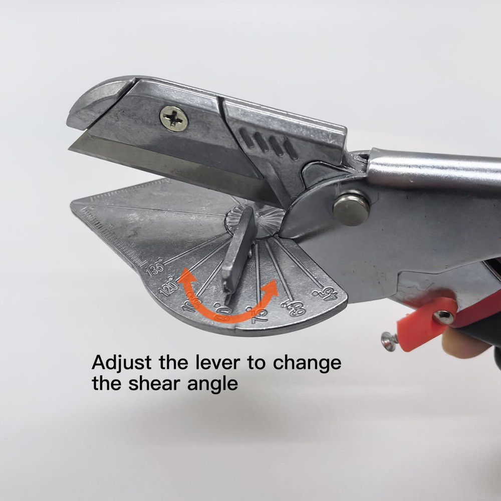 Multi Angle Miter Shear Cutter Hand Tools,45-135 Degree Adjustable Angle Scissor