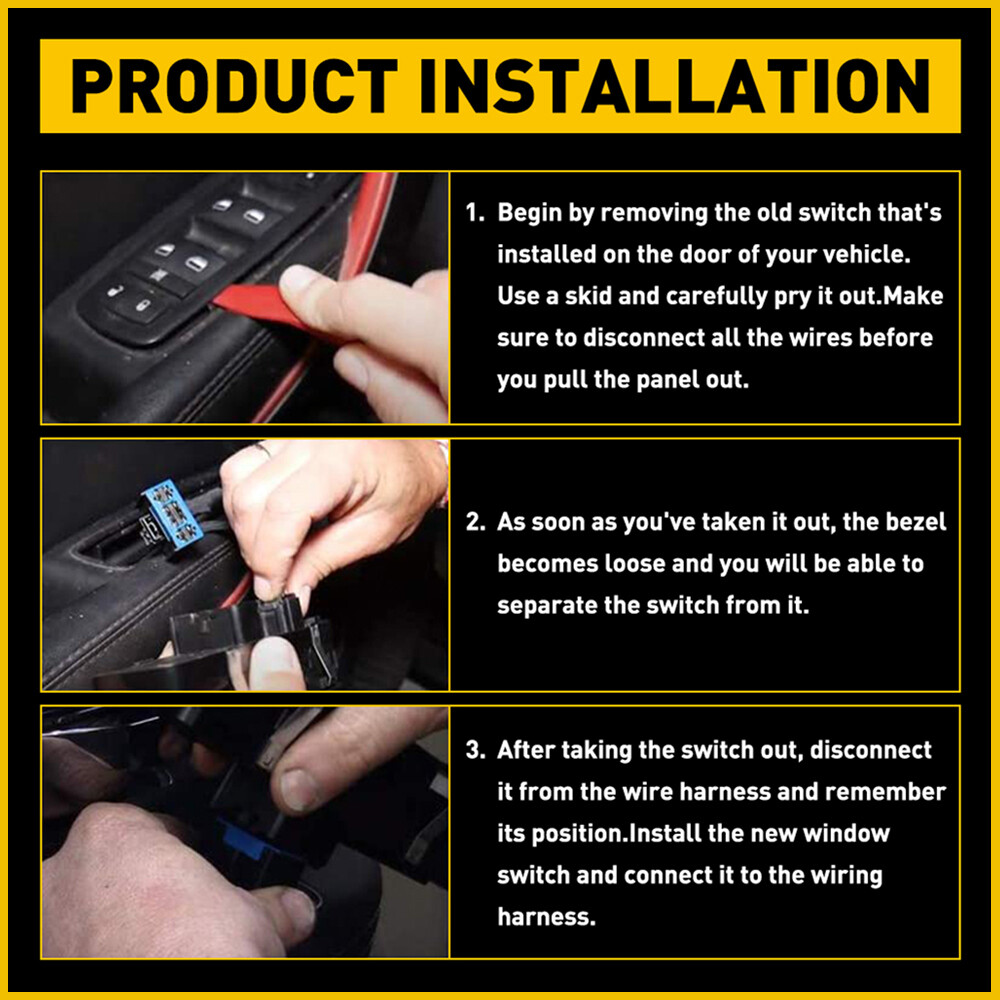 Driver Side Door Window Switch Panel Control For 2017 2018-19 Chrysler Pacifica