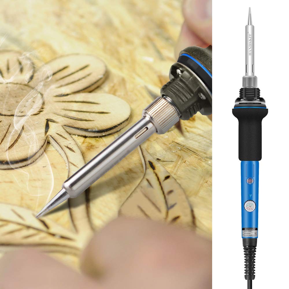Soldering Iron, Iron Kit Electronics, 60W Adjustable Temperature Si