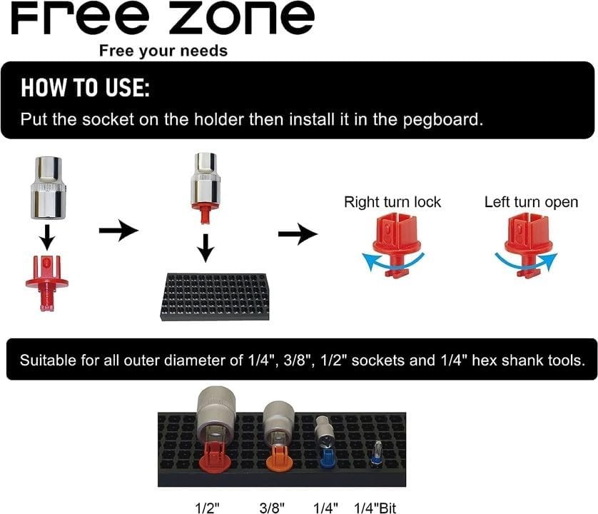 Red Bit Organizer Set for 158 Hex Bits and Drive Bit Adapters Storage