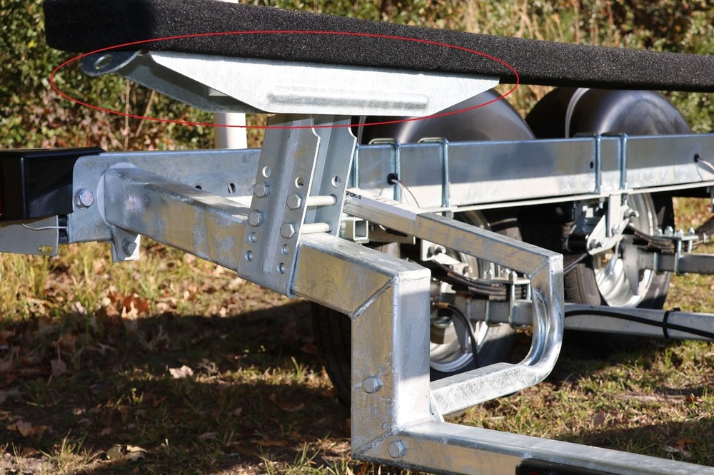 EZ Loader Boat Trailer 38" Bunk Roller Mounting Tray Bracket 250-022046-10