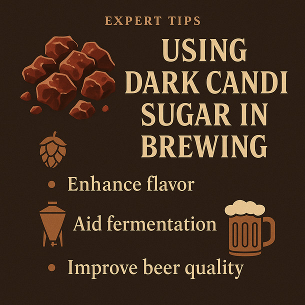 LD Carlson Dark Candi Sugar 1 lb
